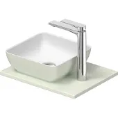 Duravit Konsolenwaschtisch Sivida 41x33cm, I.Fa w sm, Auß.Farbe grün ma