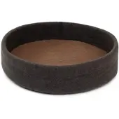 Myfelt - Kuno Hundekorb, Ø 60 cm, Inlay braun
