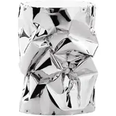 Opinion Ciatti - Tab.u Collection Beistelltisch / Hocker H 43 Ø 30 cm, Chrom