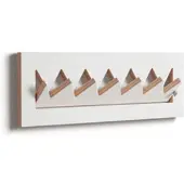 AMBIVALENZ - Fläpps Garderobe Crownhäng 60 x 20 cm weiß