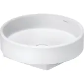 Duravit Aufsatzwaschtisch Balcoon 45x45cm, o. Hahnl., ÜL, weiß Seidenmatt