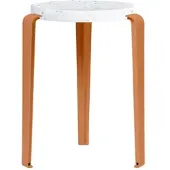 TIPTOE - LOU Hocker Venezia, recycled plastic / tangerine red