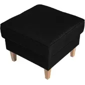 Max Winzer Hocker Lorris Schwarz Flachgewebe