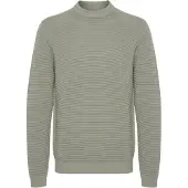 !Solid Strickfleece-Pullover SOLID "Strickpullover SDValencia", Herren, Gr. XXL, grau (vetiver), Obermaterial: 100% Baumwolle CO., normal, Pullover Strickfleece-Pullover