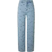 Pieces Pcflora Hw Straight Fit Jeans | Blau | 32