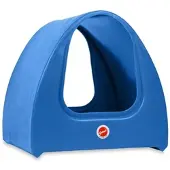 Growi Saddle-Pac, mobiler Sattelbock mit Stauraum, 39x44x44cm, blau