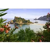 Papermoon Fototapete "Taormina Meer", bunt, B:3m L:2,2m, Vlies, Tapeten, Fototapete