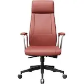 FlexiSpot Chefsessel LC7R, rotbraun, Echt Leder, belastbar bis 136 kg