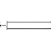 Duravit Starck T Handtuchhalter, 2-armig, 0099411000, Farbe: Chrom