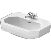 Duravit Waschtisch 1930 60x41cm, we., m Hahnl., ÜL, Hahnlochbank