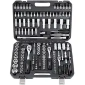 TECPO Steckschlüssel-Satz 192-tlg. – 1/4", 3/8", 1/2" Antrieb