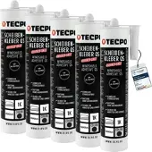 TECPO 5x Scheibenkleber QS Primerlos MS-Polymer 290 ml
