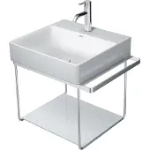 Duravit Metallkonsole DuraSquare 56,5x45cm, wandhängend, chrom
