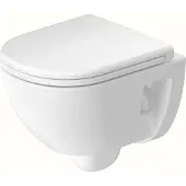 Duravit 2515090000 D-Code Wand WC, Weiß Hochglanz,