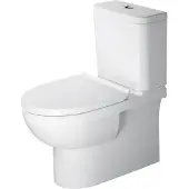 Duravit Stand-WC-Kombination BASIC DURASTYLE rimless, tief, 365 x 650 mm, Abgang Vario HygieneGlaze weiß