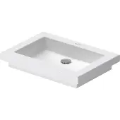 Duravit Aufsatzwaschtisch 2nd floor 58x41,5cm, geschli., o. HL, ÜL, HLB, we