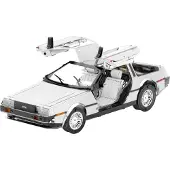 Metal Earth Fascinations MMS181 - Metal Earth 502447 - Delorean, lasergeschnittener 3D-Konstruktionsbausatz, 2.5 Metallplatinen, ab 14 Jahren