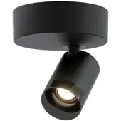 Grau Set Spot Up Round 13 LED-Deckenstrahler-Schwarz-mit LED (2700K)