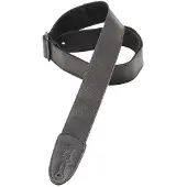 Levys Leathers Tri Glide 2" Leder & Polypropylen Gitarrengurt schwarz
