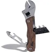KH Security Multitool 10-tlg. braun schwarz silberfarben