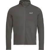 Jack Wolfskin Sweatjacke Litestride Hooded FZ Herren Flint-L