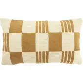 By-Boo Dekokissen Twist Mustard (35 x 55 cm)