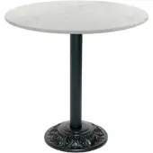 Restootab - Tisch Versailles √ò70cm Dekor Marmor paros