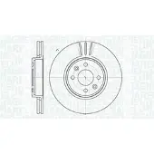 MAGNETI MARELLI Bremsscheibe [Hersteller-Nr. 361302040198] für Renault