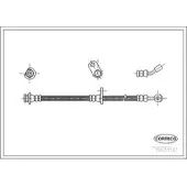 CORTECO Bremsschlauch ERSTAUSRÜSTERQUALITÄT [Hersteller-Nr. 19033561] für Honda