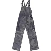 Uncle Sam Kinder Latzhose in camouflage/schwarz in camouflage/schwarz | Gr.: 140