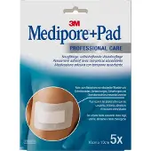 3M MEDIPORE+Pad steriler Wundverband 3566Np 10x10 cm 5 St Pflaster