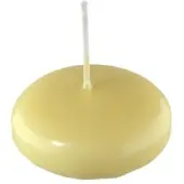 Kopschitz Kerzen Schwimmkerzen Gelb Grapefruit 26 x Ø 42 mm, 40 Stück