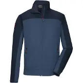 Killtec Powerstretchjacke für Herren mit verschliebaren Taschen, Größe:L, Farbe:Blau