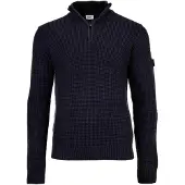 JOOP! Sweater JOOP JEANS "Strickpullover 15 JJK-14Henrios 10020092", Herren, Gr. M, blau (dunkelblau), Obermaterial: 100% Baumwolle CO., Sweatshirts Sweater