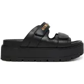 GUESS Damen Pantolette Faxon schwarz