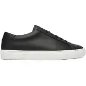 Ralph Lauren für Herren. 809913531002 Jermain schwarzer Leder-Sneaker (41), Wohnung, Schnürsenkel, Lässig