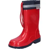 Bockstiegel Kinder Gummistiefel Regenstiefel Kim Uni – Kinderstiefel Gummi Stiefel Mädchen Jungen in Rot Größe 26