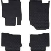 vidaXL Autofußmatte 4 pcs Schwarz geeignet für HYUNDAI i20 2014-2019