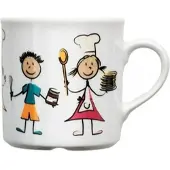 Stalgast 6x Kindergeschirr Becher 0,25 Liter