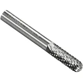 Tyrolit Hartmetallfräser DxT-SxL 12x25-6x70 Für Gusseisen, Stahl und Edelstahl, Form: 52WRC - Walzenrund, Art. 766133