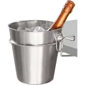 Excellent houseware Eiswürfeleimer Eiskübel mit Griff zum Kühlen von Champagner Wein Vodka Whisky