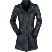 MAURITIUS Ledermantel Damen GWAyleen schwarz XS