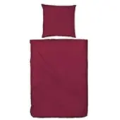 Möbel Kraft Satin Bettwäsche-Set , rot , Maße (cm): B: 155 H: 1