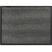Möbel Kraft Fußmatte Lines , grau , Synthetische Fasern , Maße (cm): B: 60