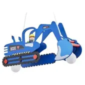 Möbel Kraft Pendelleuchte Bagger , blau , Maße (cm): B: 25 T: 30.0