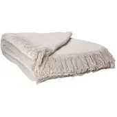 Como Wohndecke mit Fransen Sophia , beige , Maße (cm): B: 150