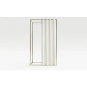 Möbel Kraft Ösenschal Valletta , beige , Maße (cm): B: 145 H: 245