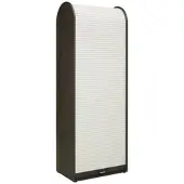 Momax Rolloschrank Mister Office Schwarz/Weiß