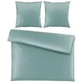 Momax Bettwäsche Victoria XXL Mineralblau ca. 200x200cm