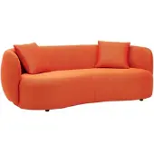 Momax Bigsofa Leonas Mesh Orange, inkl. 2 Kissen